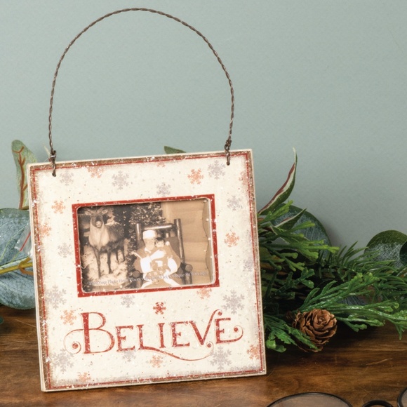 Holiday Believe Mini Frame Ornament Poshmark